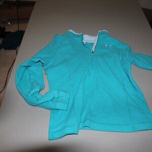 Blue Under Armour 1/4 Zip Fleece Sweater Size Medium
